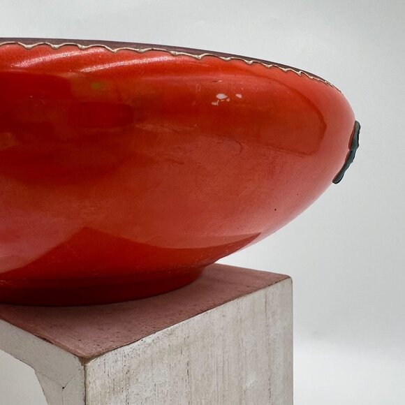 Vintage Orange Moriage Dragonware Ceramic Dragon bowl Made In Japan Orange white - Picture 10 of 16